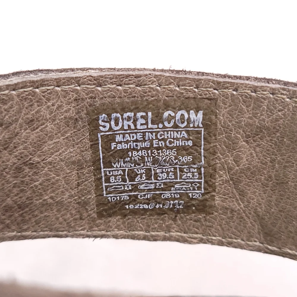 Sorel Joanie II NL3223-365 Lace Wedge Heel Sandals Women 8.5